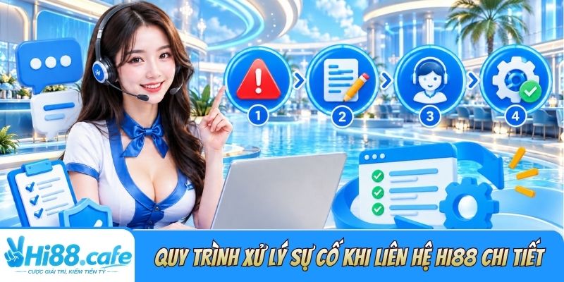 Tìm hiểu quy trình xử lý sự cố khi liên hệ Hi88 chi tiết 